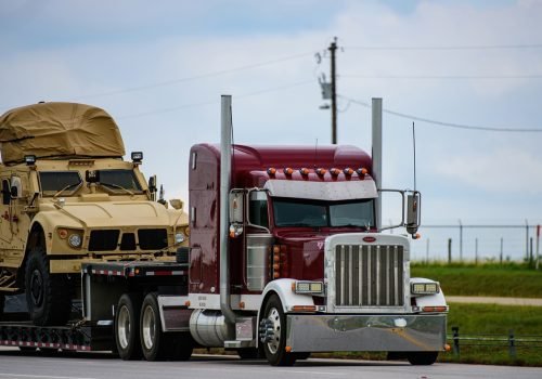 Arizona,,Usa,-,2020:,American,Trucks.,Roads,In,The,United
